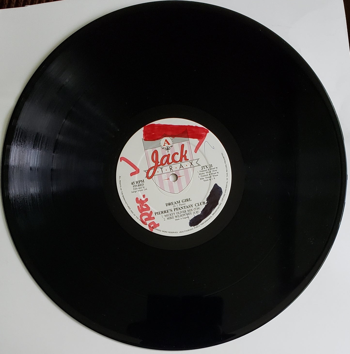 Pierre`s Pfantasy Club "Dreamgirl" (12" Vinyl) House-Vintage