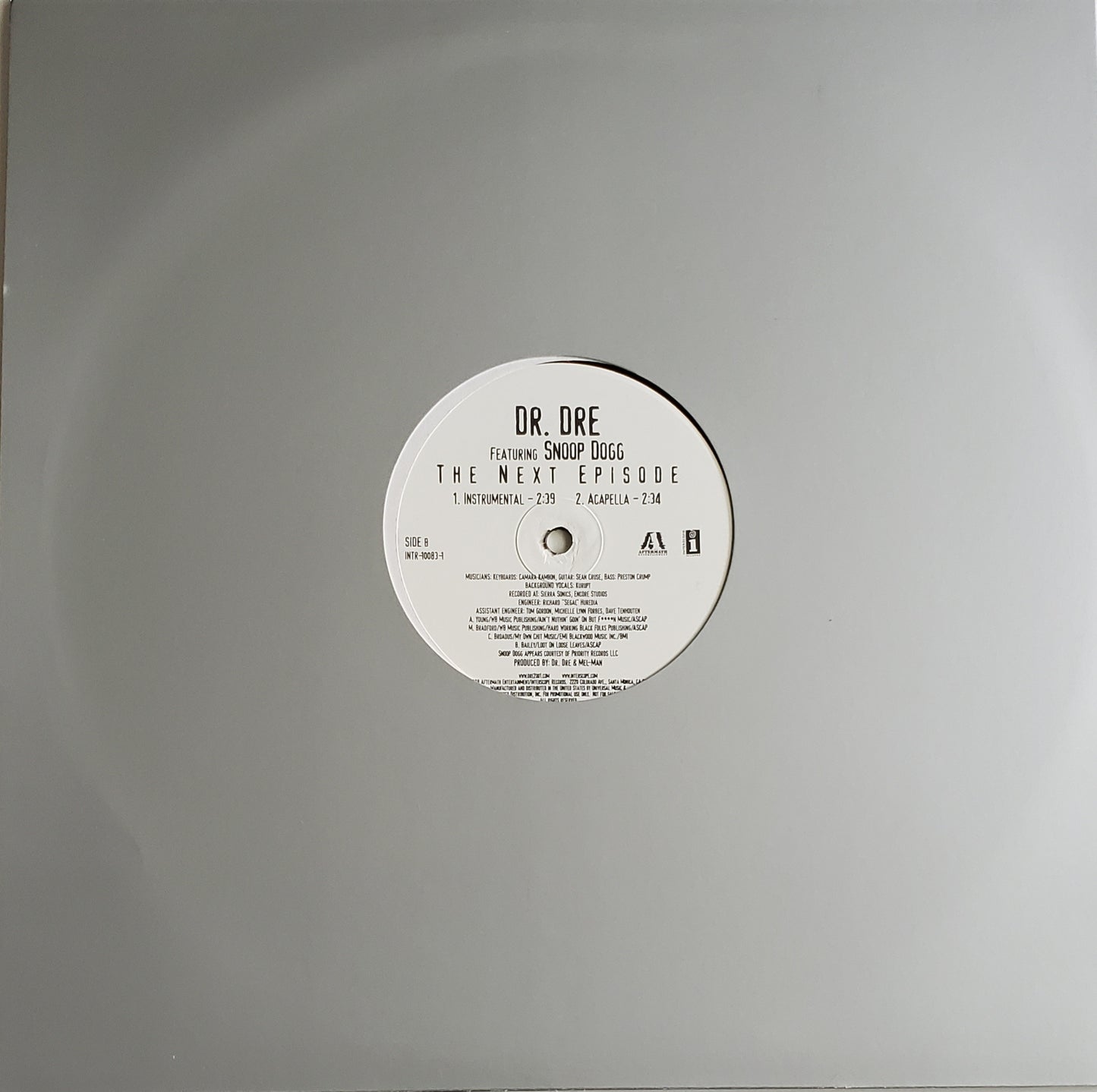 Dr. Dre Featuring Snoop Dogg–The Next Episode (12" Vinyl)