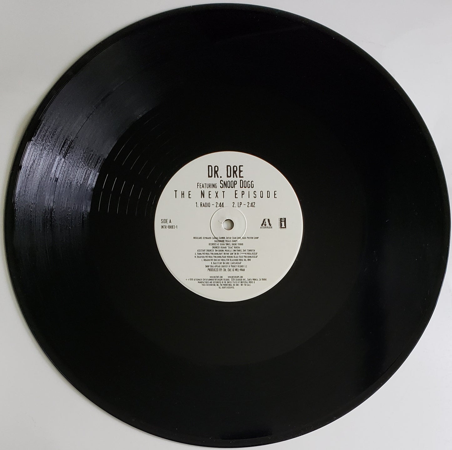 Dr. Dre Featuring Snoop Dogg–The Next Episode (12" Vinyl)