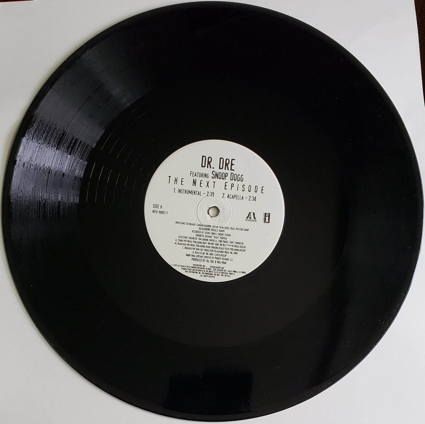 Dr. Dre Featuring Snoop Dogg–The Next Episode (12" Vinyl)