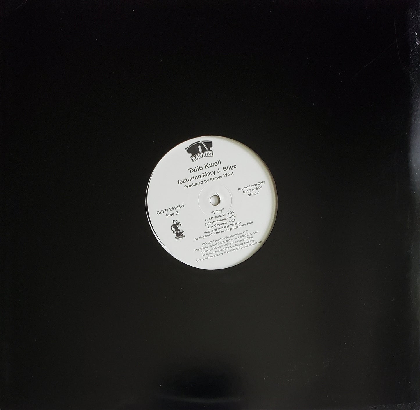 TALIB KWELI featuring Mary J Blige "I TRY" (12" Vinyl)Vintage
