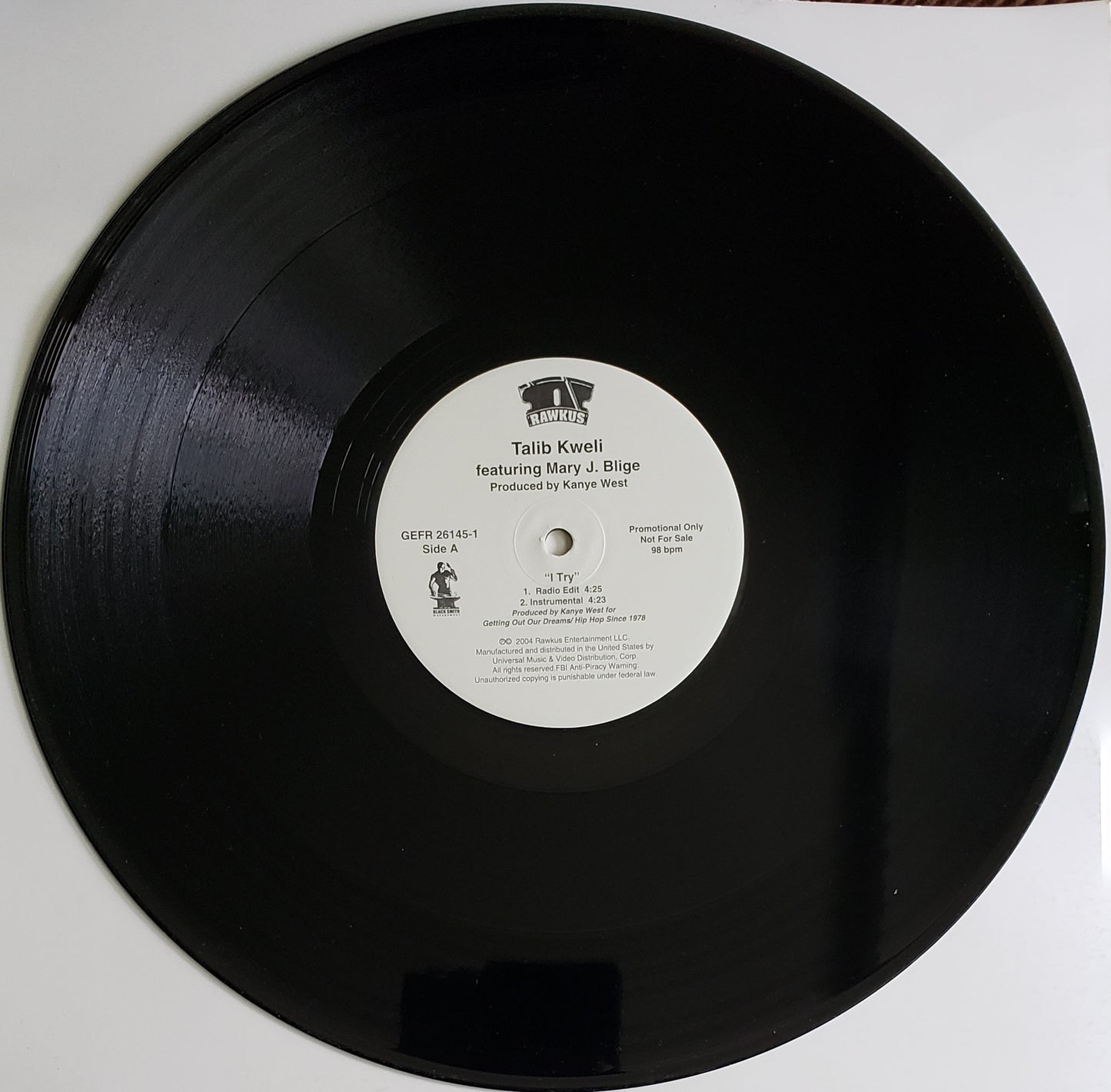 TALIB KWELI featuring Mary J Blige "I TRY" (12" Vinyl)Vintage
