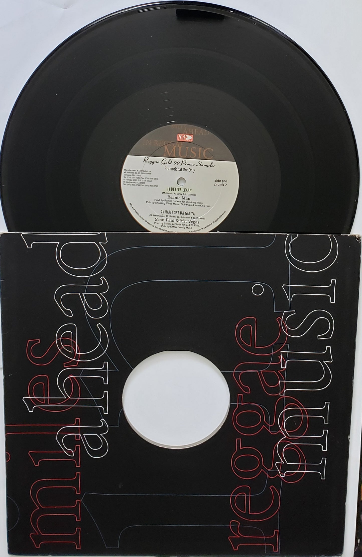Reggae Gold 99 Promo Sampler Beanie Man/Sean Paul (12" Vinyl)