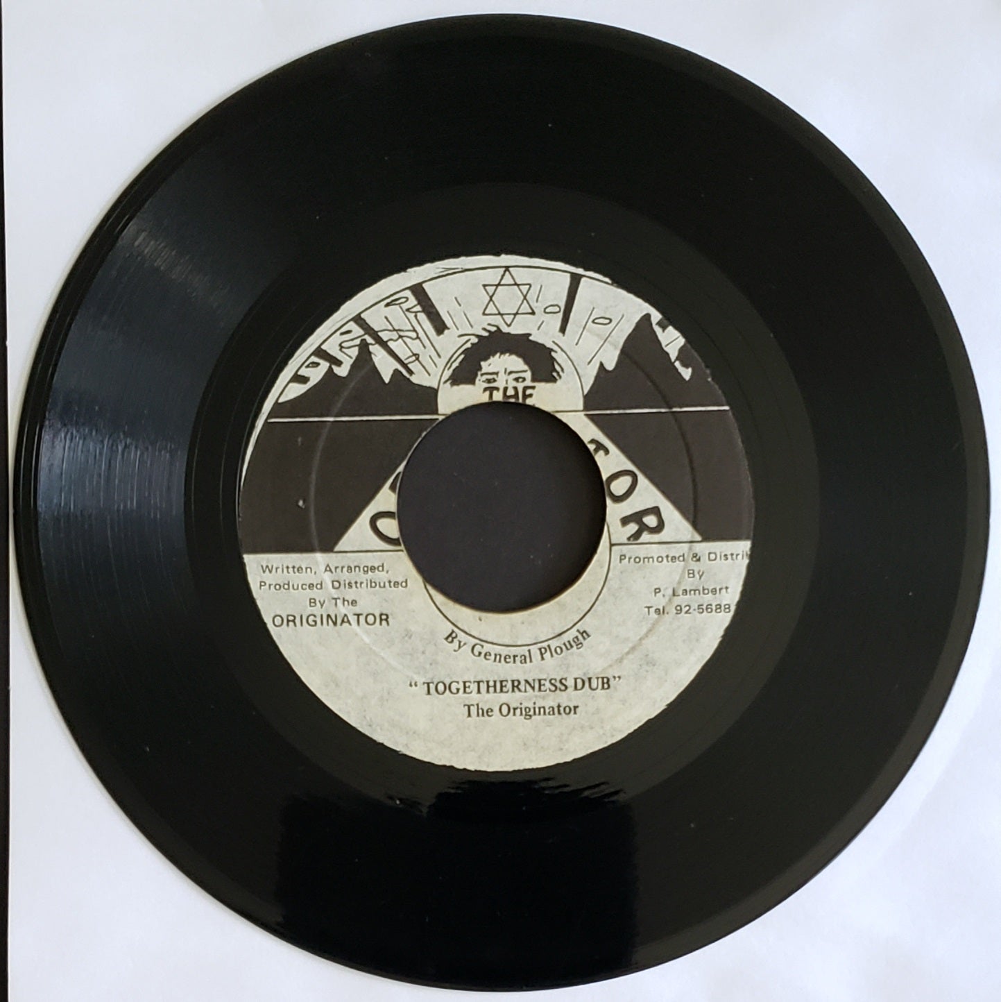The Originators-The Raindrops /Togetherness Dub(7" Vinyl 45 RPM)Vintage Reggae-RARE