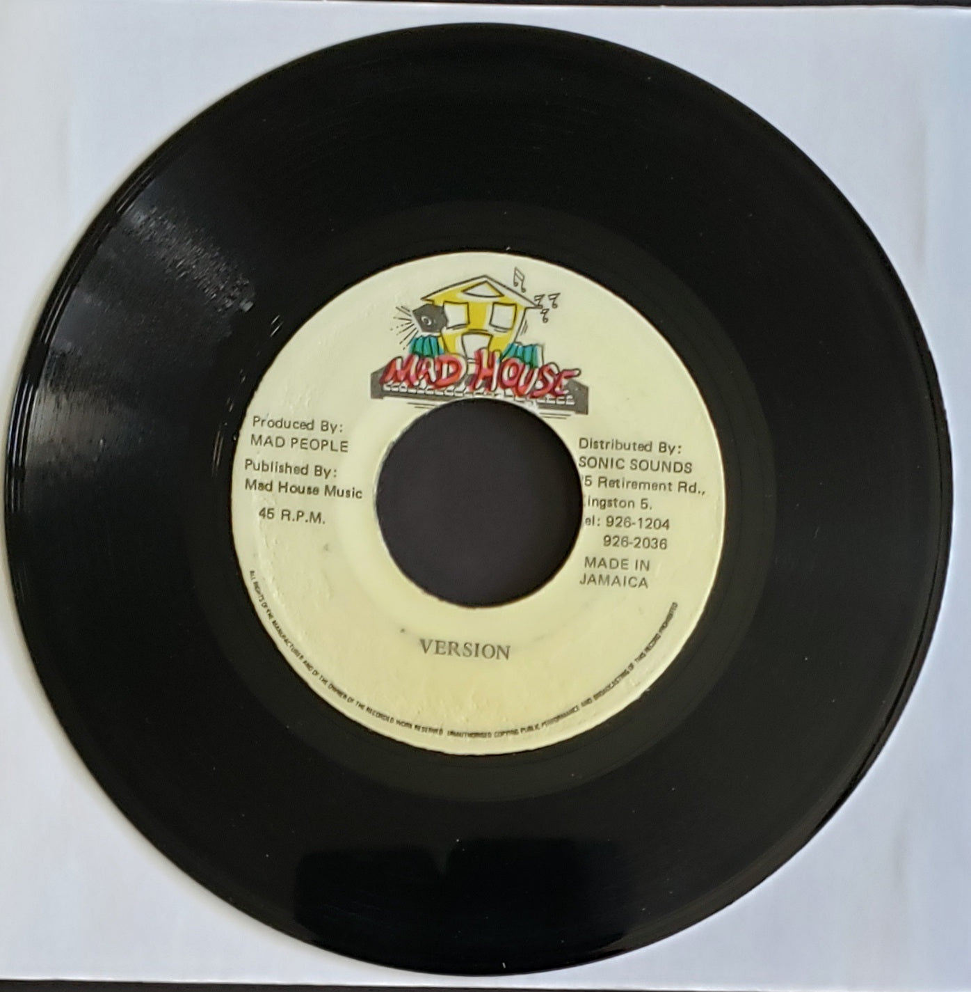 Jigsy King "Skin To Skin Connection" (7" Vinyl 45 RPM) Reggae