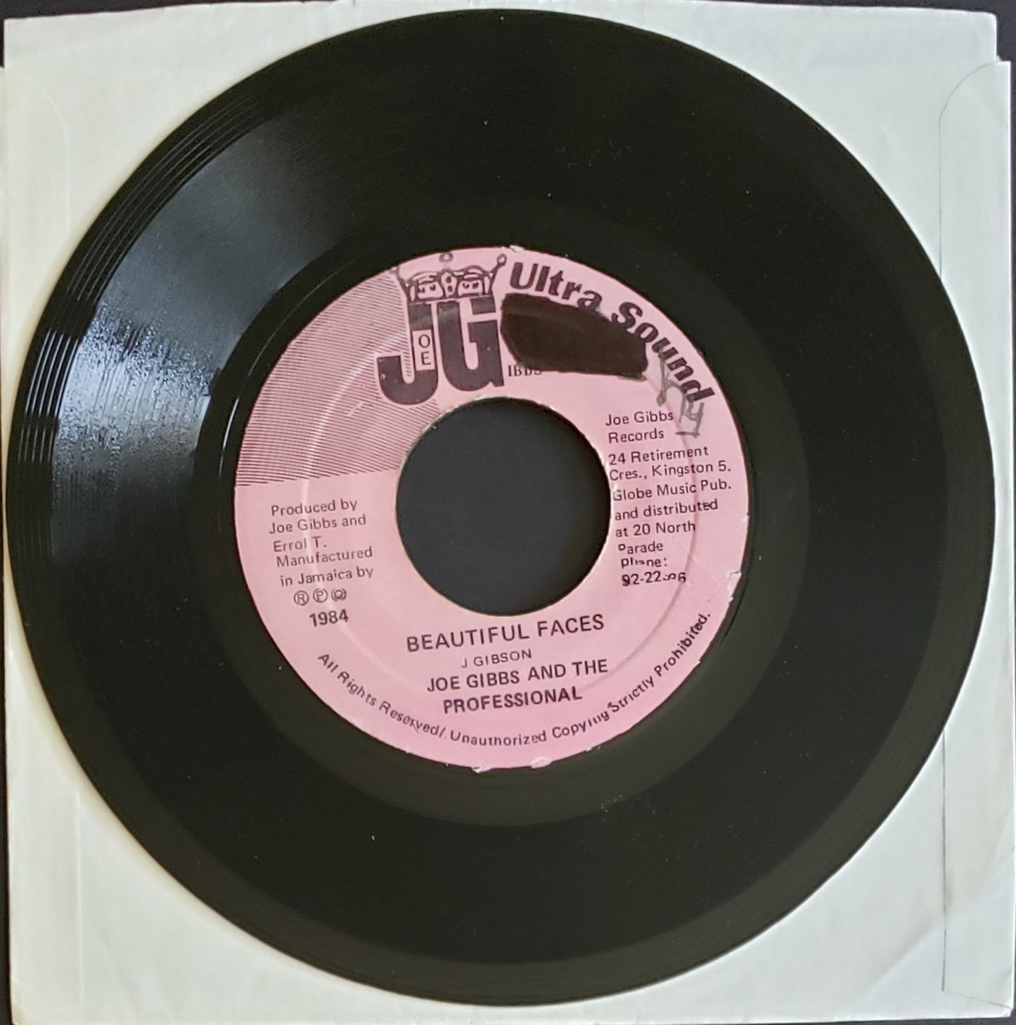 Dennis Brown "Historical Places" (7" Vinyl 45 RPM) Vintage Reggae-RARE