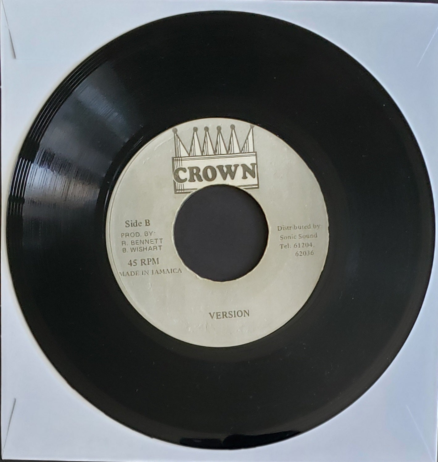 Charlie Chaplin & Sugar Minott"Four Weel Weely" (7" Vinyl) Vintage Reggae- RARE