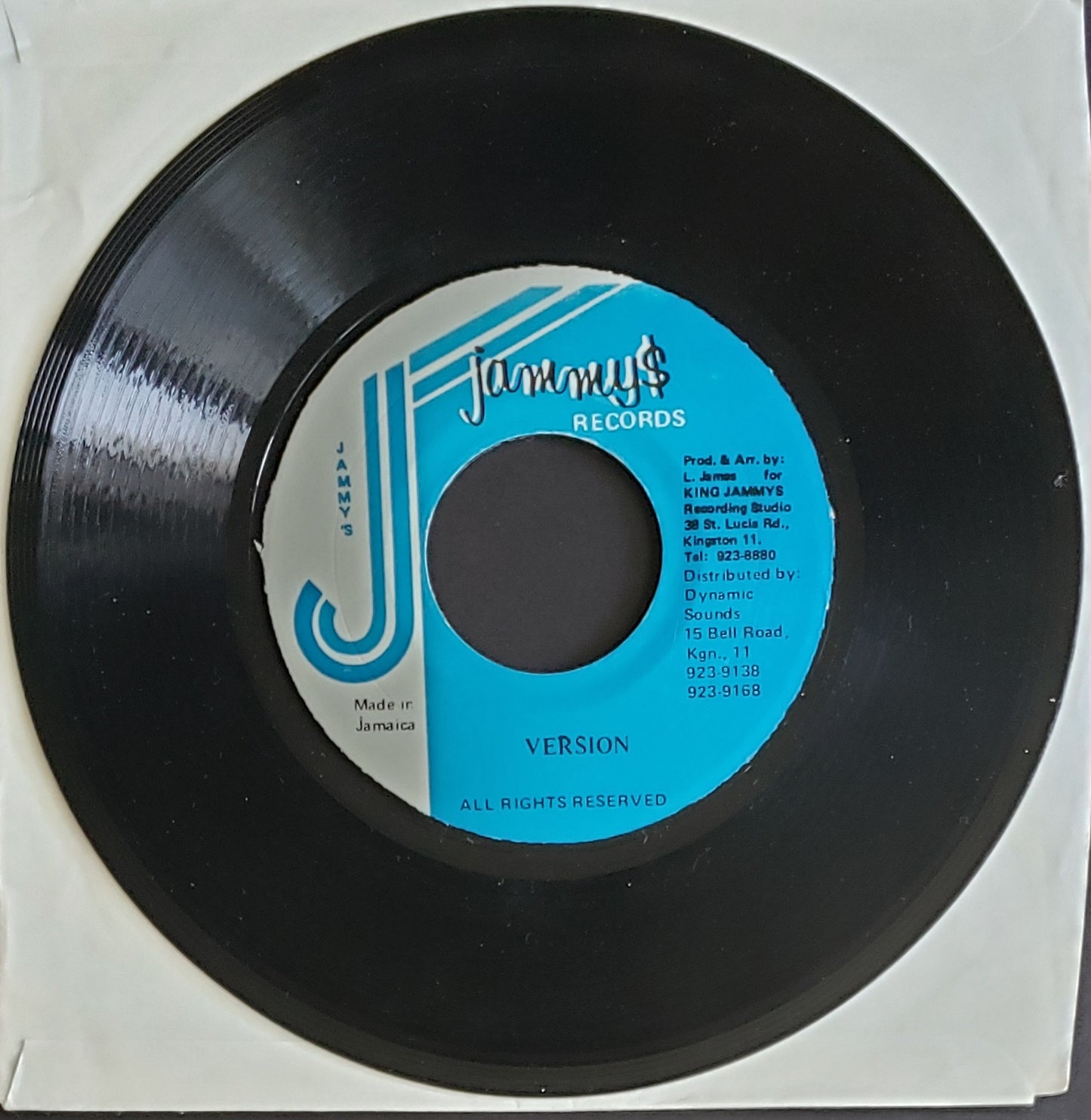 Tenor Saw "Pumpkin Belly" (7" Vinyl Record) Vintage Reggae