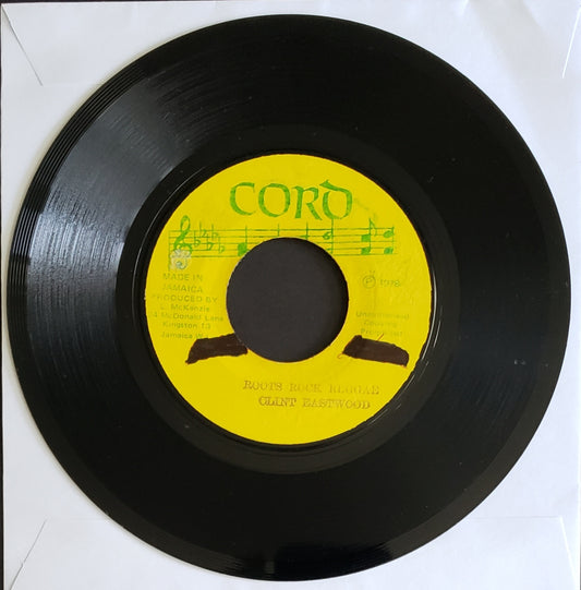 Clint Eastwood – Roots Rock Reggae (7" Vinyl 45 RPM) Vintage Reggae-RARE