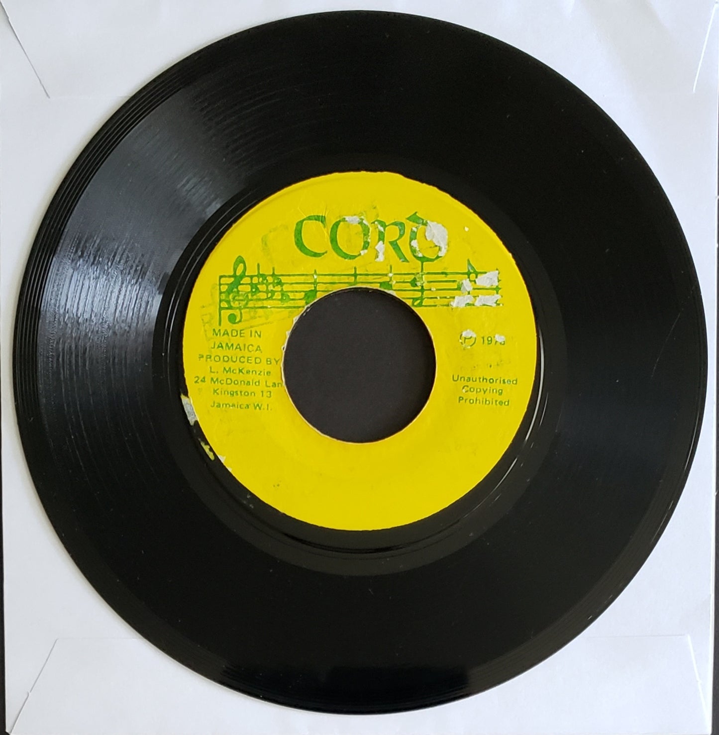 Clint Eastwood – Roots Rock Reggae (7" Vinyl 45 RPM) Vintage Reggae-RARE