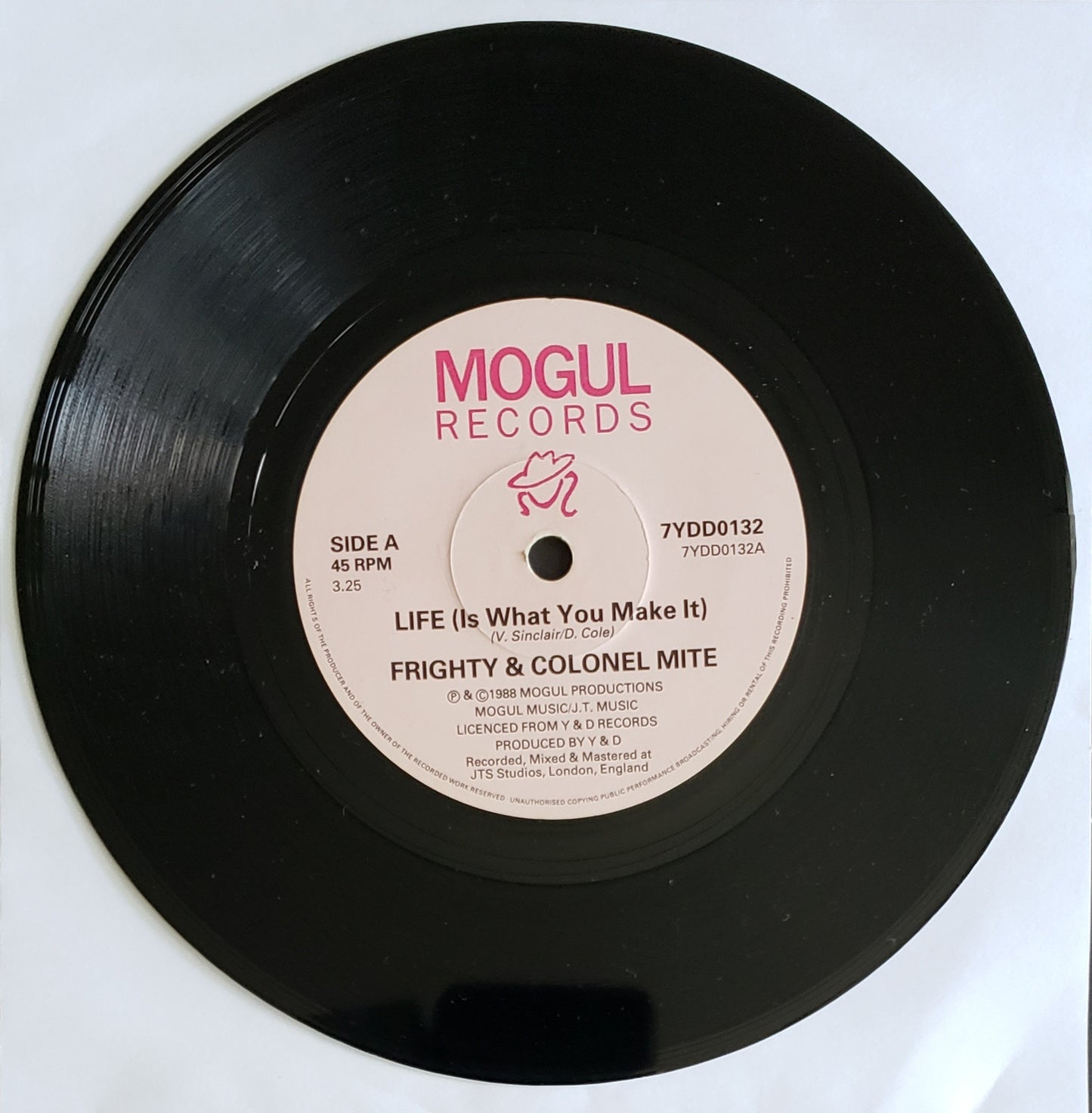 Frighty & Colonel Mite "Life (Is What You Make It" (7" Vinyl)Reggae