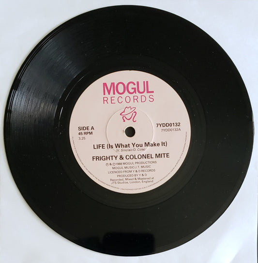 Frighty & Colonel Mite "Life (Is What You Make It" (7" Vinyl)Reggae