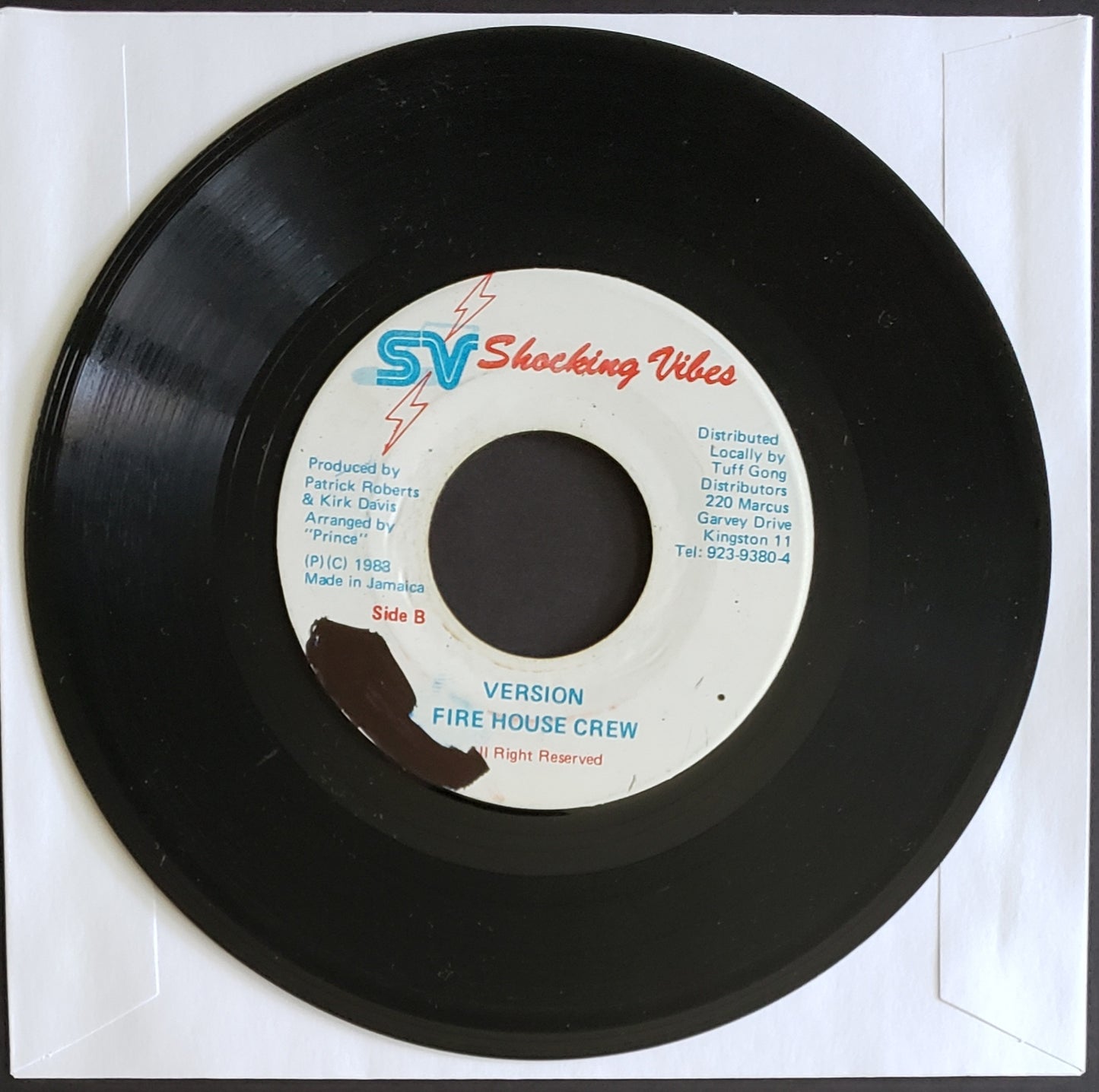 Little Kirk "Man In The Mirror" (7" Vinyl 45 RPM) Vintage Reggae