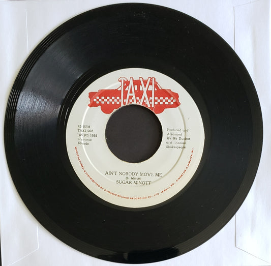 Sugar Minott "Ain't Nobody Move Me" (7" Vinyl 45 RPM) Vintage Reggae