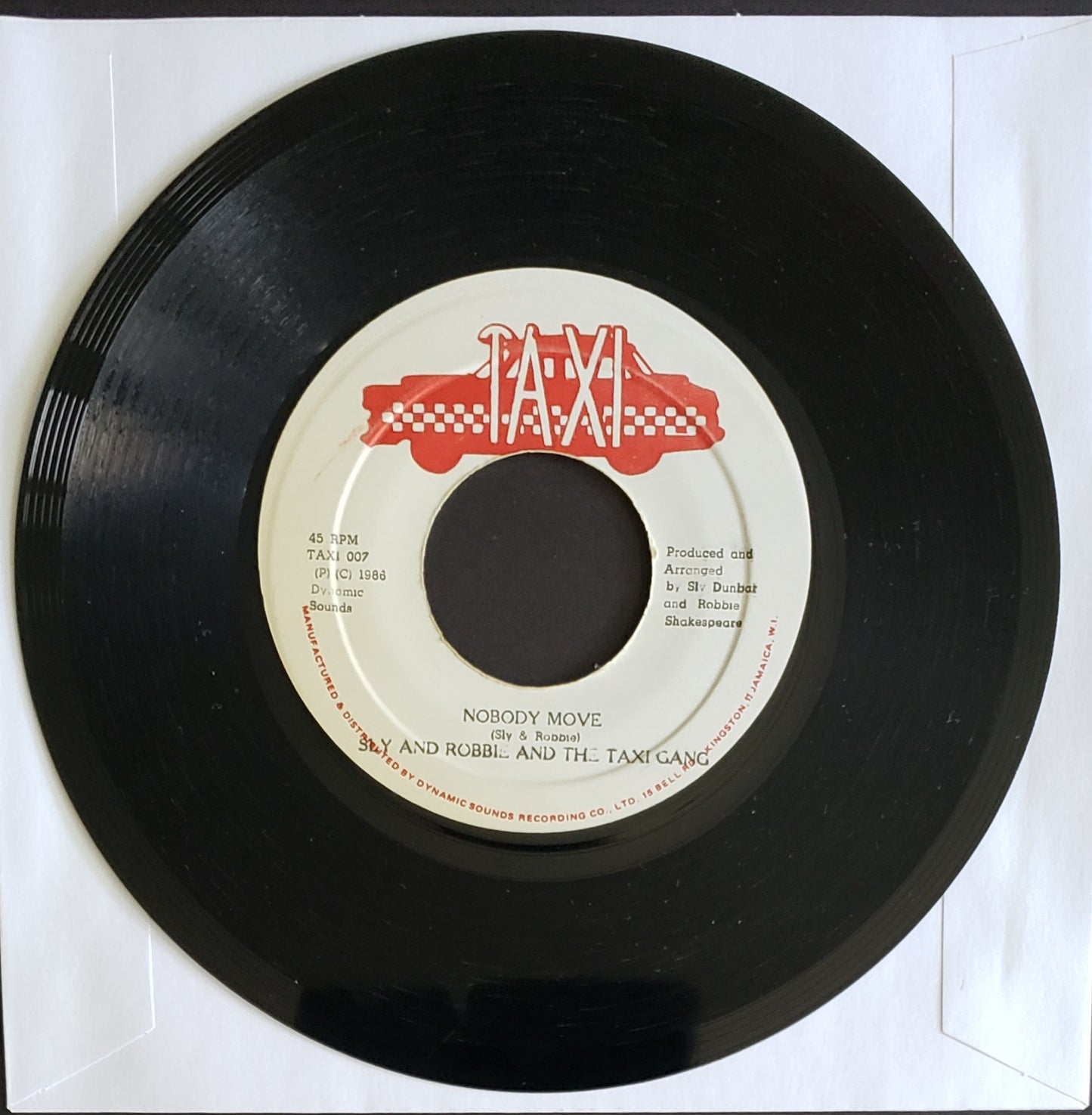 Sugar Minott "Ain't Nobody Move Me" (7" Vinyl 45 RPM) Vintage Reggae
