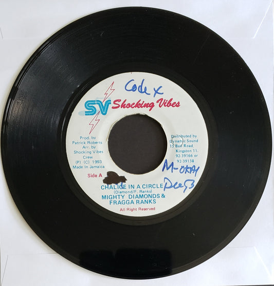 Mighty Diamonds & Fragga Ranks "Chalice In A Circle" (7" Vinyl 45 RPM) Reggae