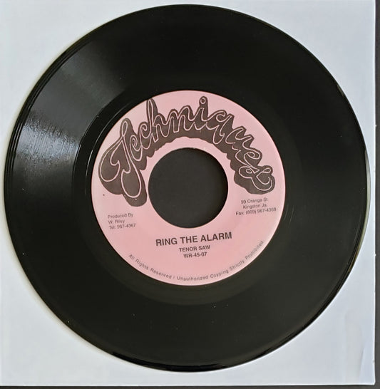 Tenor Saw – Ring The Alarm (7" Vinyl Record) Vintage Reggae