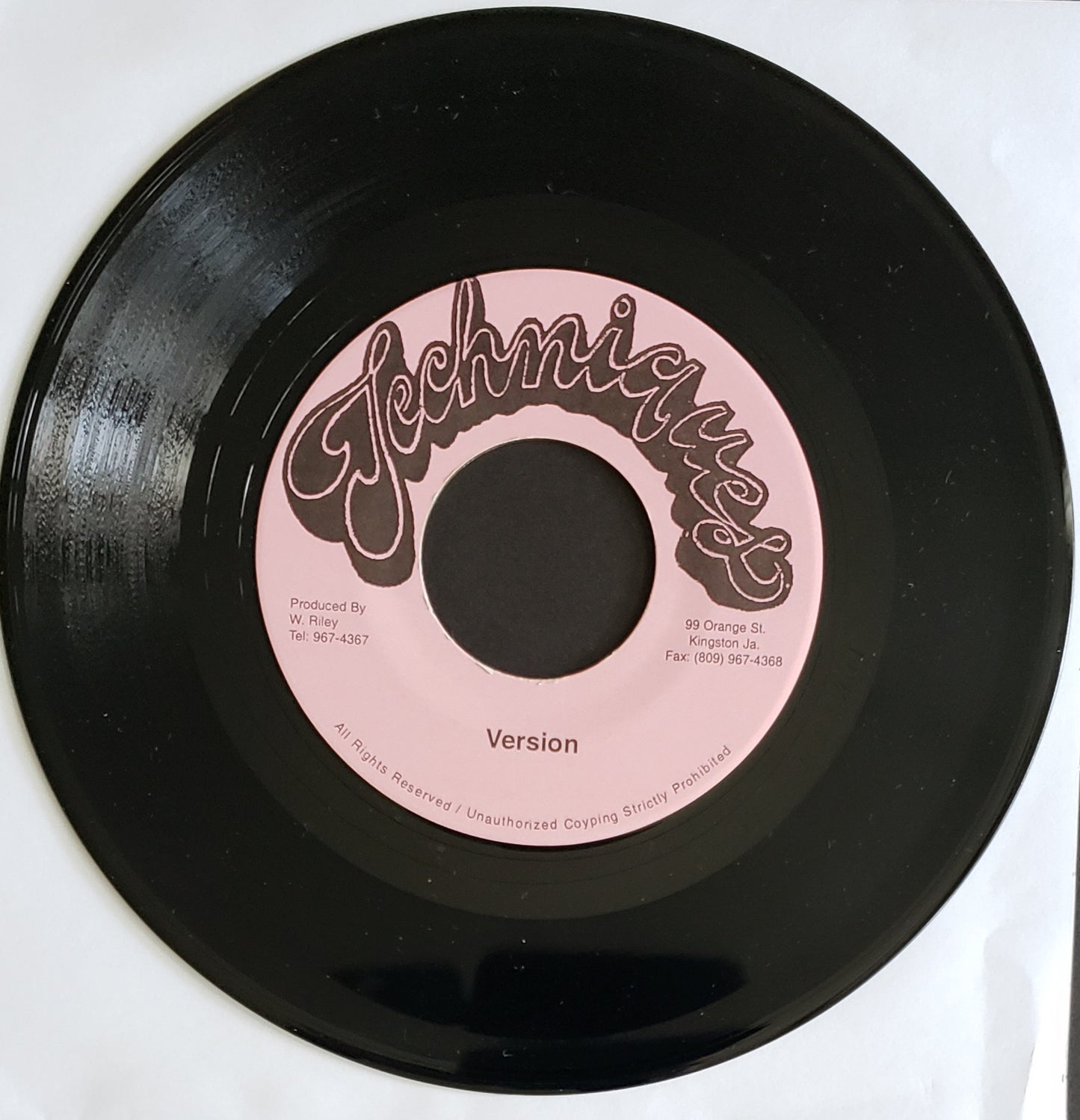 Tenor Saw – Ring The Alarm (7" Vinyl Record) Vintage Reggae