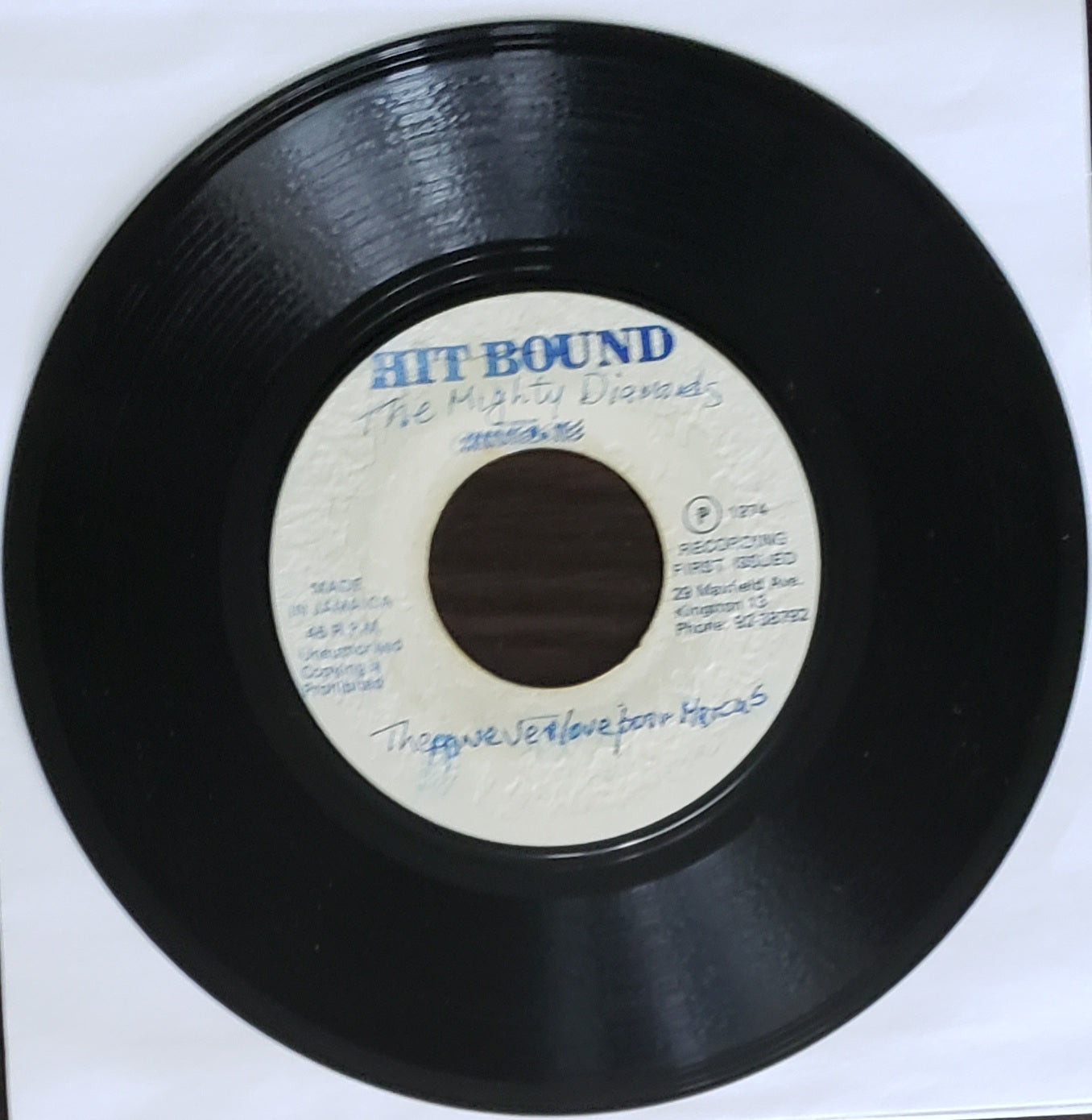 The Mighty Diamonds "Them Never Love Poor Marcus" (7" Vinyl Record) Vintage Reggae