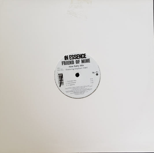 In Essence "Friend Of Mine" (New Baby Mix feat. Elephant Man) (12" Vinyl)