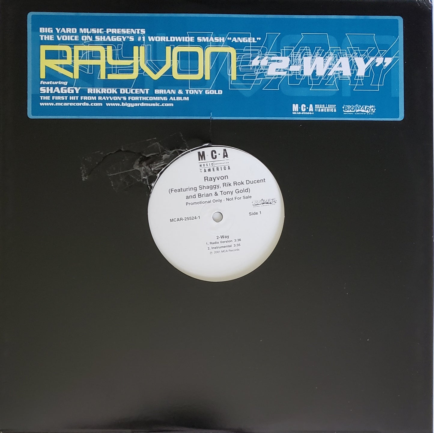 Rayvon –2-Way (Featuring Shaggy, Rik Rok Ducent and Brian & Tony Gold (12" Vinyl)