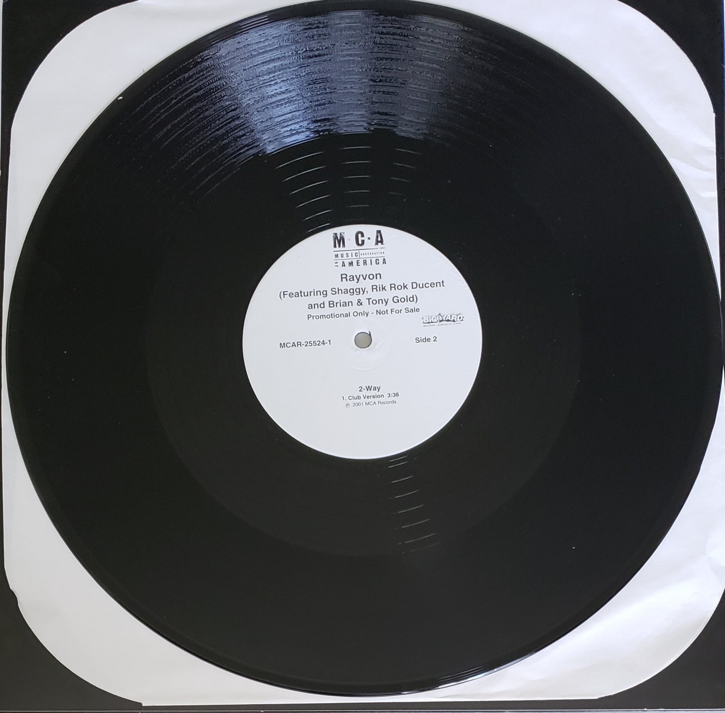 Rayvon –2-Way (Featuring Shaggy, Rik Rok Ducent and Brian & Tony Gold (12" Vinyl)