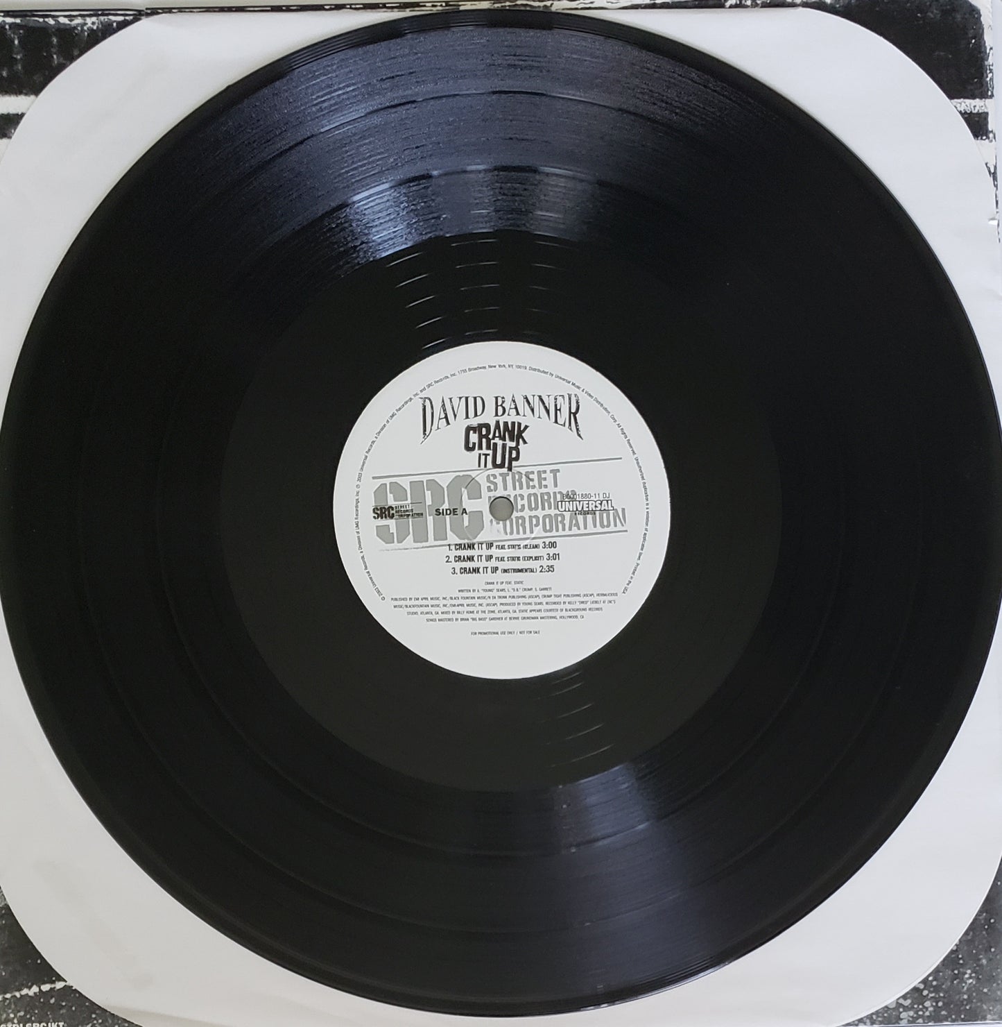 David Banner – Crank It Up / The Christmas Song (12" Vinyl}