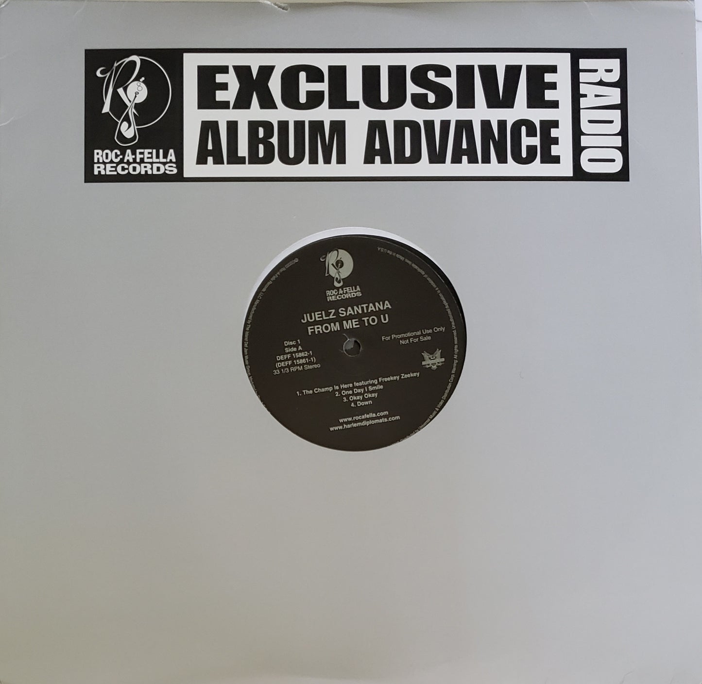 Juelz Santana – From Me To U (2X Vinyl LP Album) RARE!!