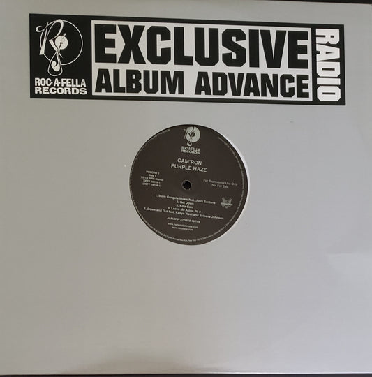 CAM'RON "PURPLE HAZE" (2 X LP Vinyl) Exclusive Radio Advance