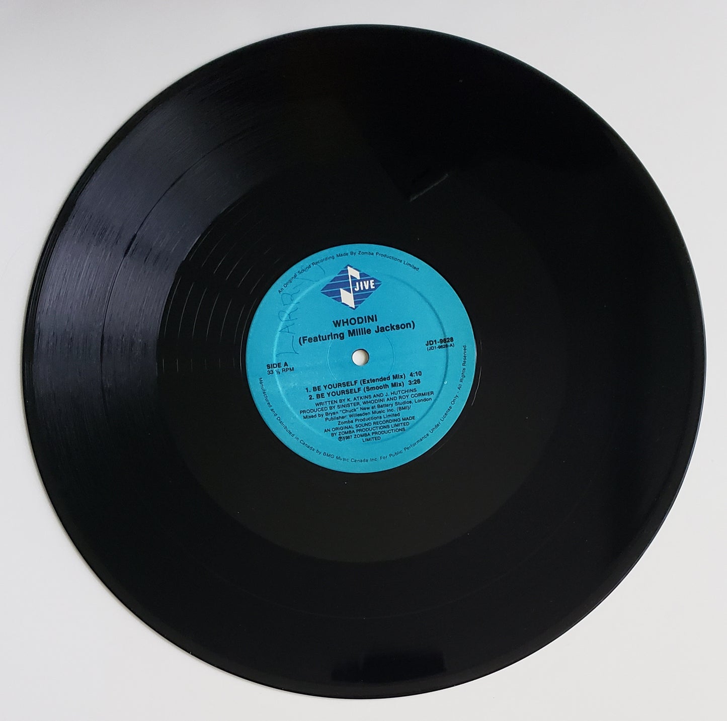 Whodini - Featuring Millie Jackson - Be Yourself (12" Vinyl) Vintage-RARE!!
