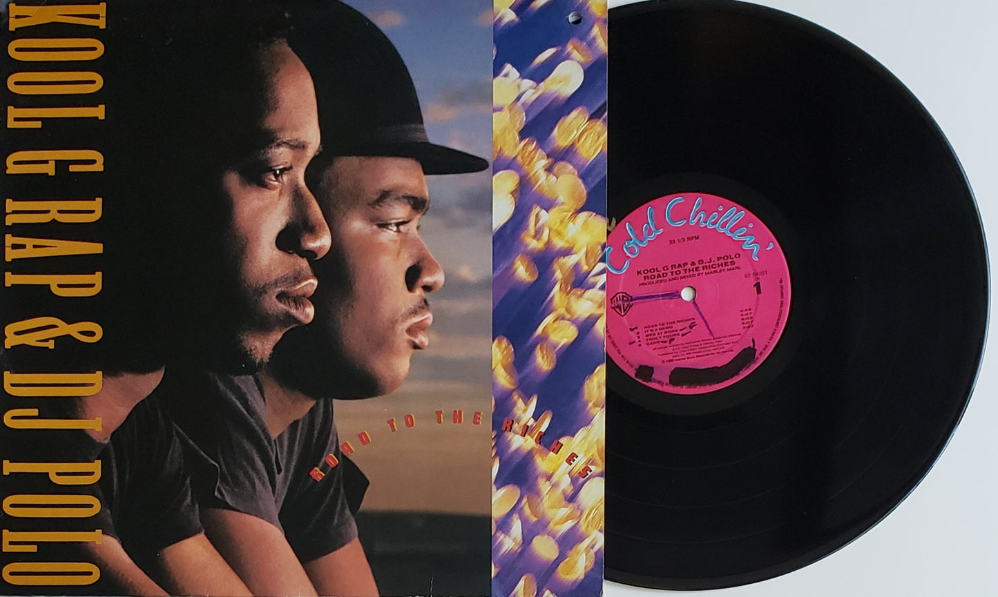 Kool G Rap & DJ Polo "Road To The Riches" (Vinyl LP) Vintage-Rare!!