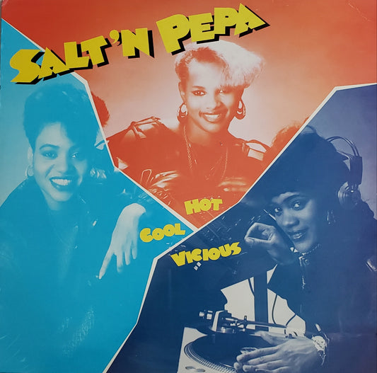 SALT'N PEPA "HOT,COOL VICIOUS" ((Vinyl LP Album ) Vintage