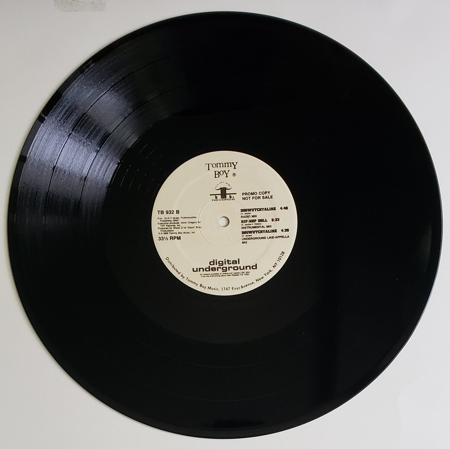 Digital Underground- Doowutchyalike/Hip-Hop Doll (12" Vinyl) Vintage-ORIGINAL-RARE!!