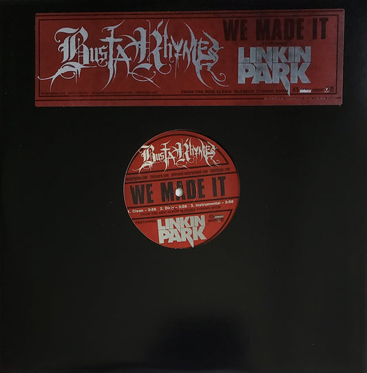 Busta Rhymes Featuring Linkin Park – We Made It (12" Vinyl)ORIGINAL!!