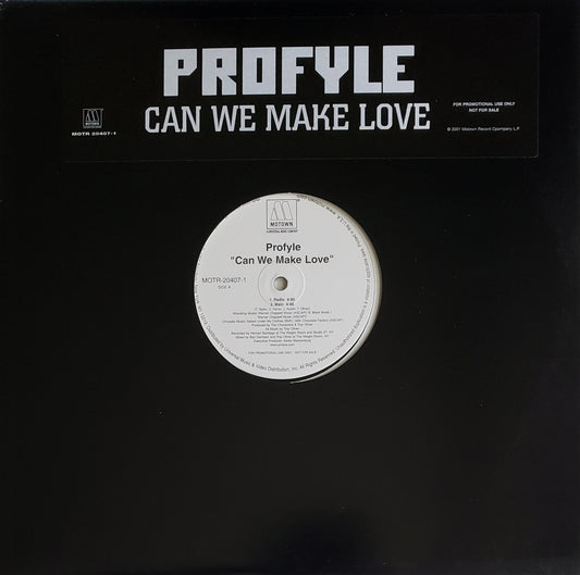 Profyle – Can We Make Love (12" Vinyl")