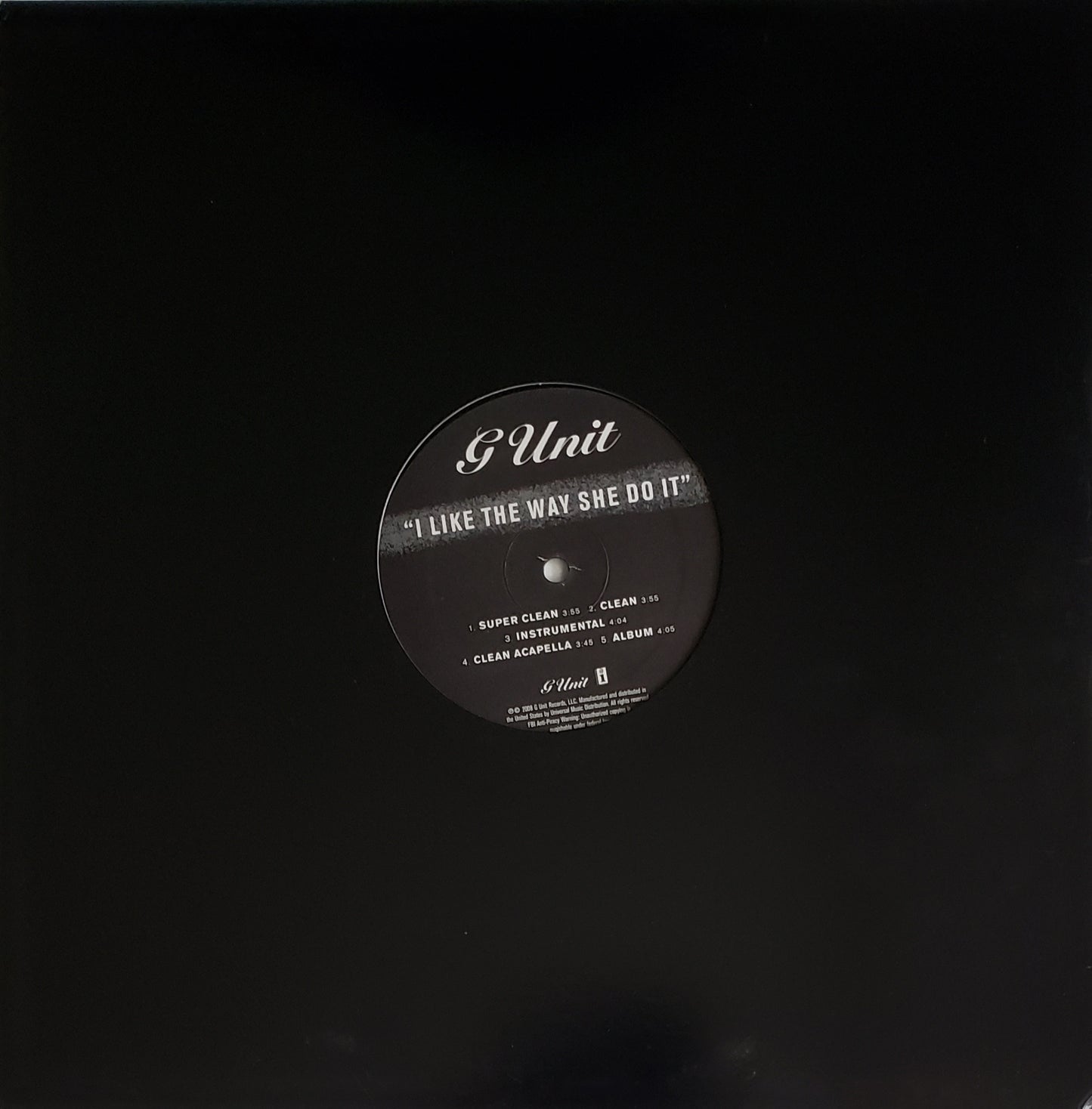 G-Unit – I Like The Way She Do It (12" Vinyl)