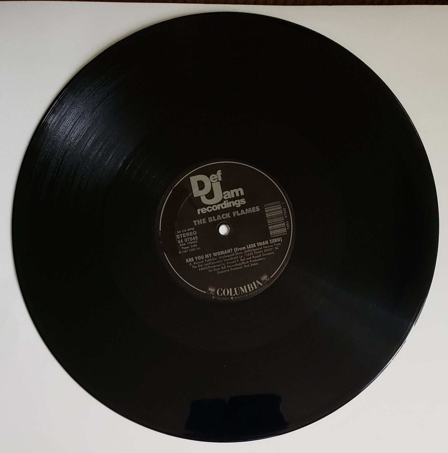 Public Enemy "The Black Flames /Are You My Woman / Bring The Noise" (12" Vinyl) Vintage
