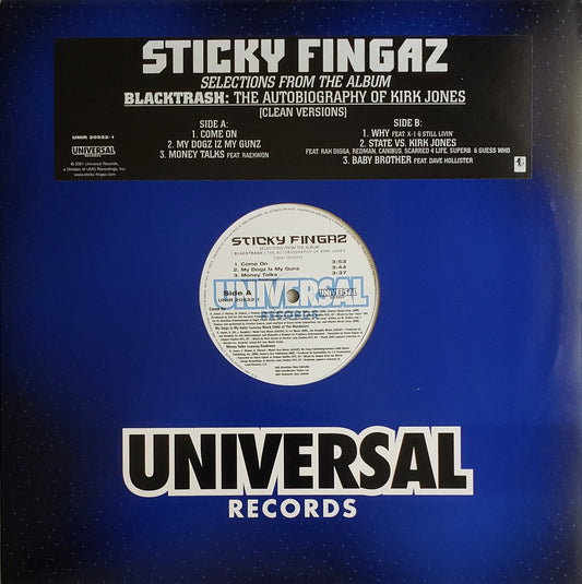 Sticky Fingaz "Selections From The Album Blacktrash" (12' EP Vinyl)
