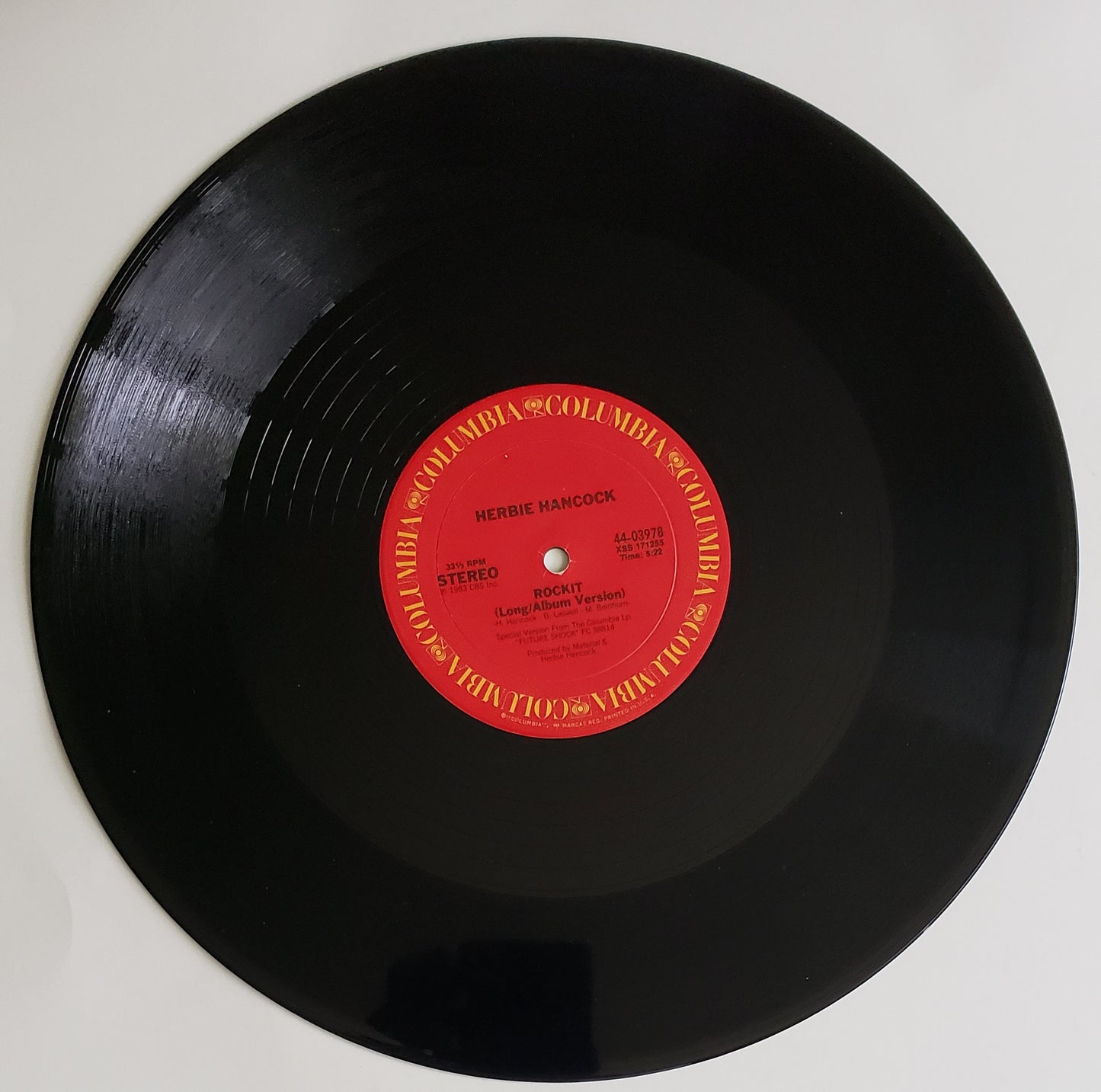 Herbie Hancock – Rockit (Extended Dance Version) (12" Vinyl) VINTAGE