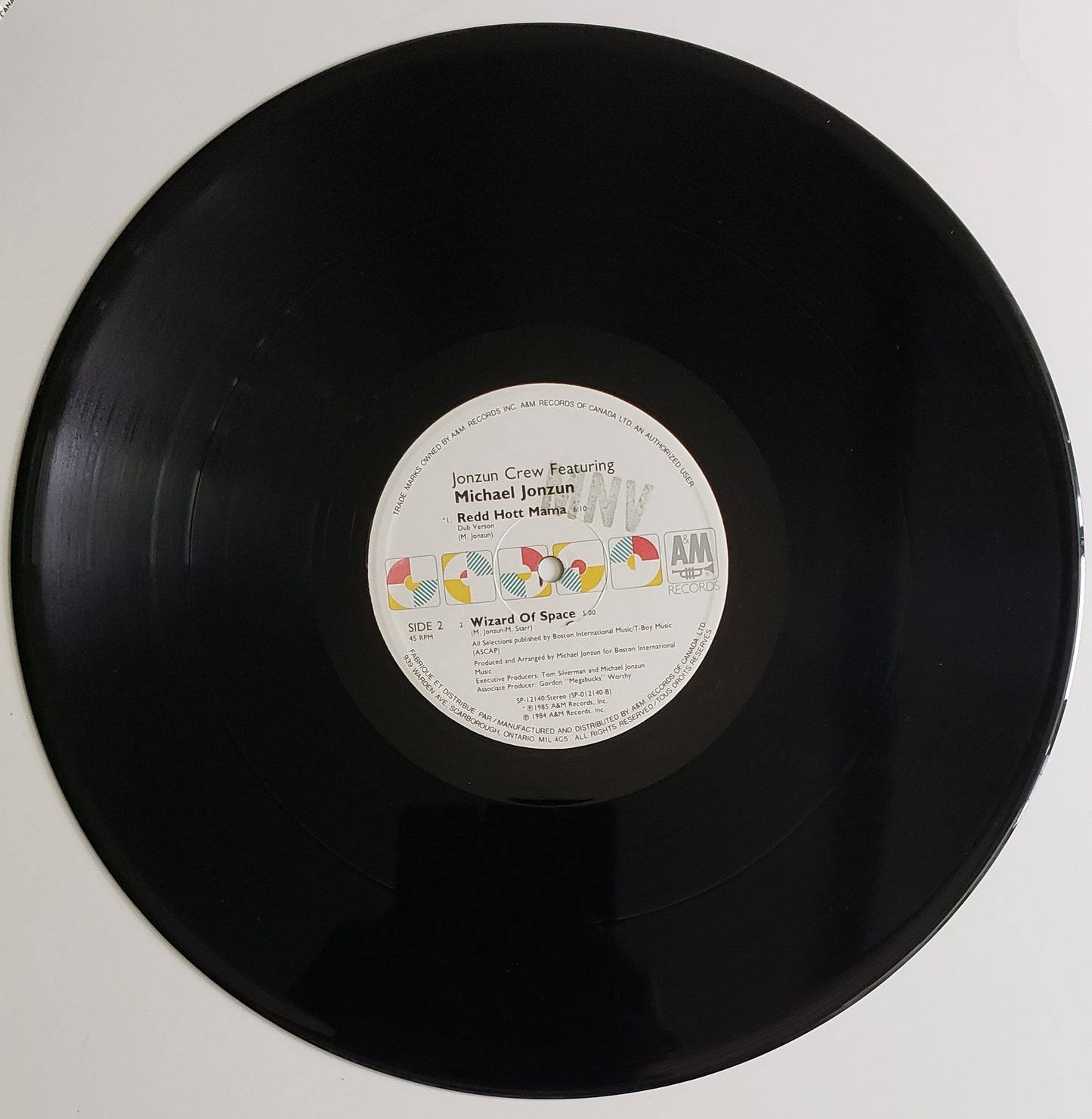 The Jonzun Crew Featuring Michael Jonzun – Redd Hott Mama (12" Vinyl) VINTAGE
