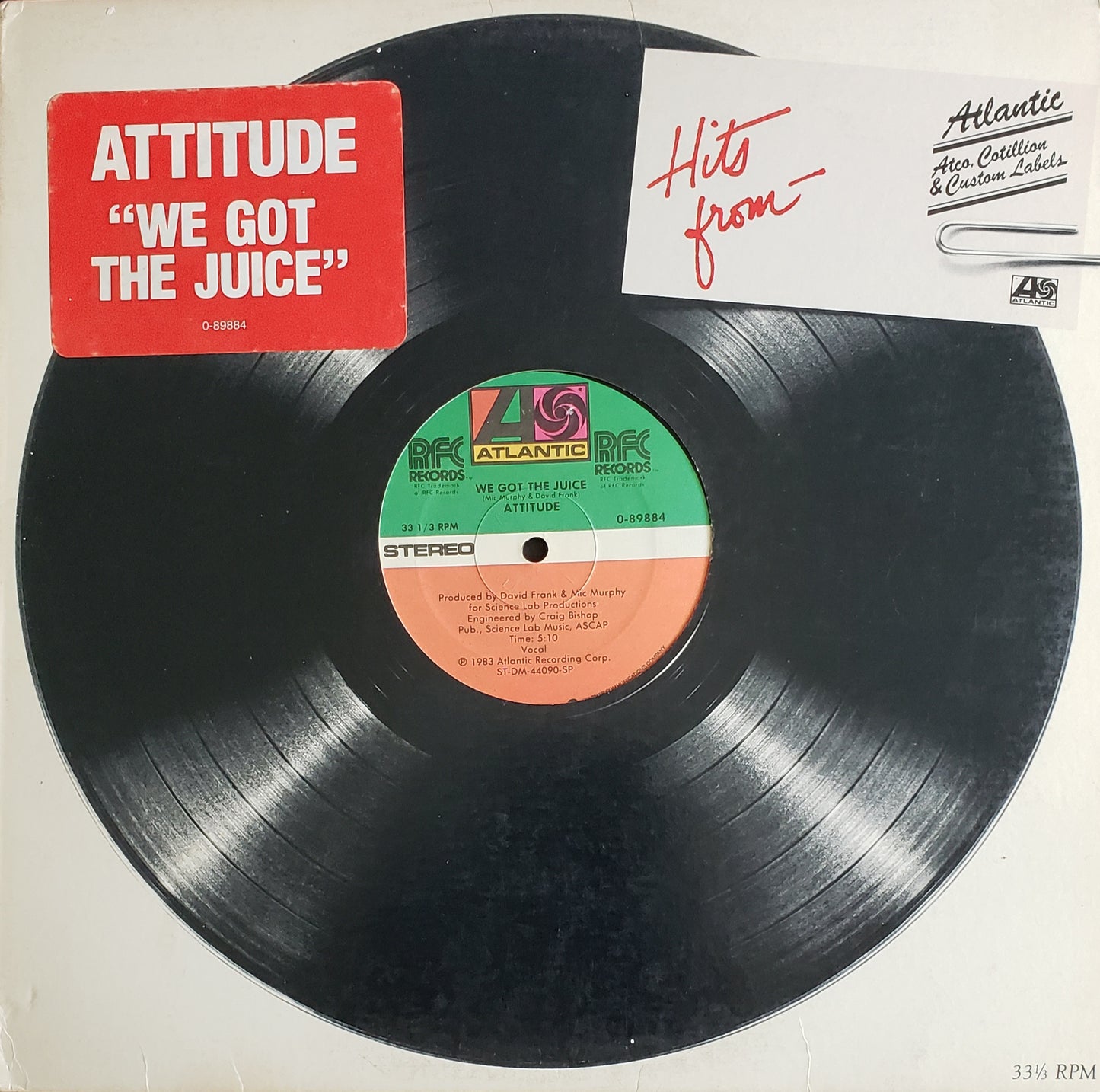 Attitude – We Got The Juice (12"Vinyl) VINTAGE-RARE!!