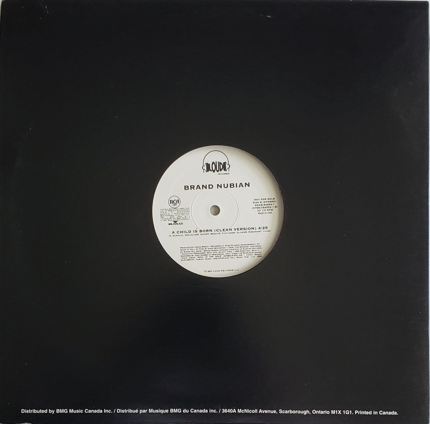 BRAND NUBIAN "A CHILD IS BORN" (12" VINYL) VINTAGE-RARE!!