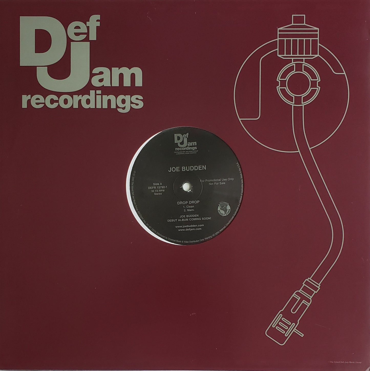 Joe Budden "Drop Drop" (12" Vinyl) RARE!!