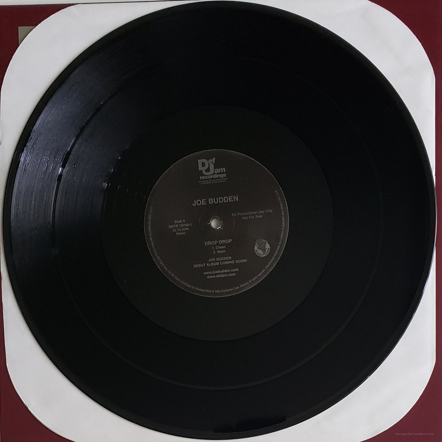 Joe Budden "Drop Drop" (12" Vinyl) RARE!!