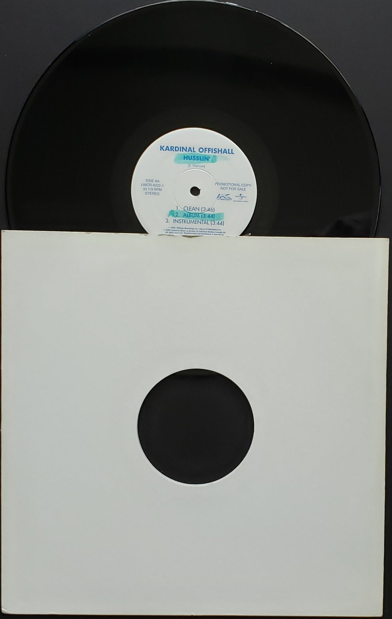 Kardinal Offishall/Saukrates/Michie Mee & Solitair "Drop The Beat/ Husslin" (12" Vinyl)