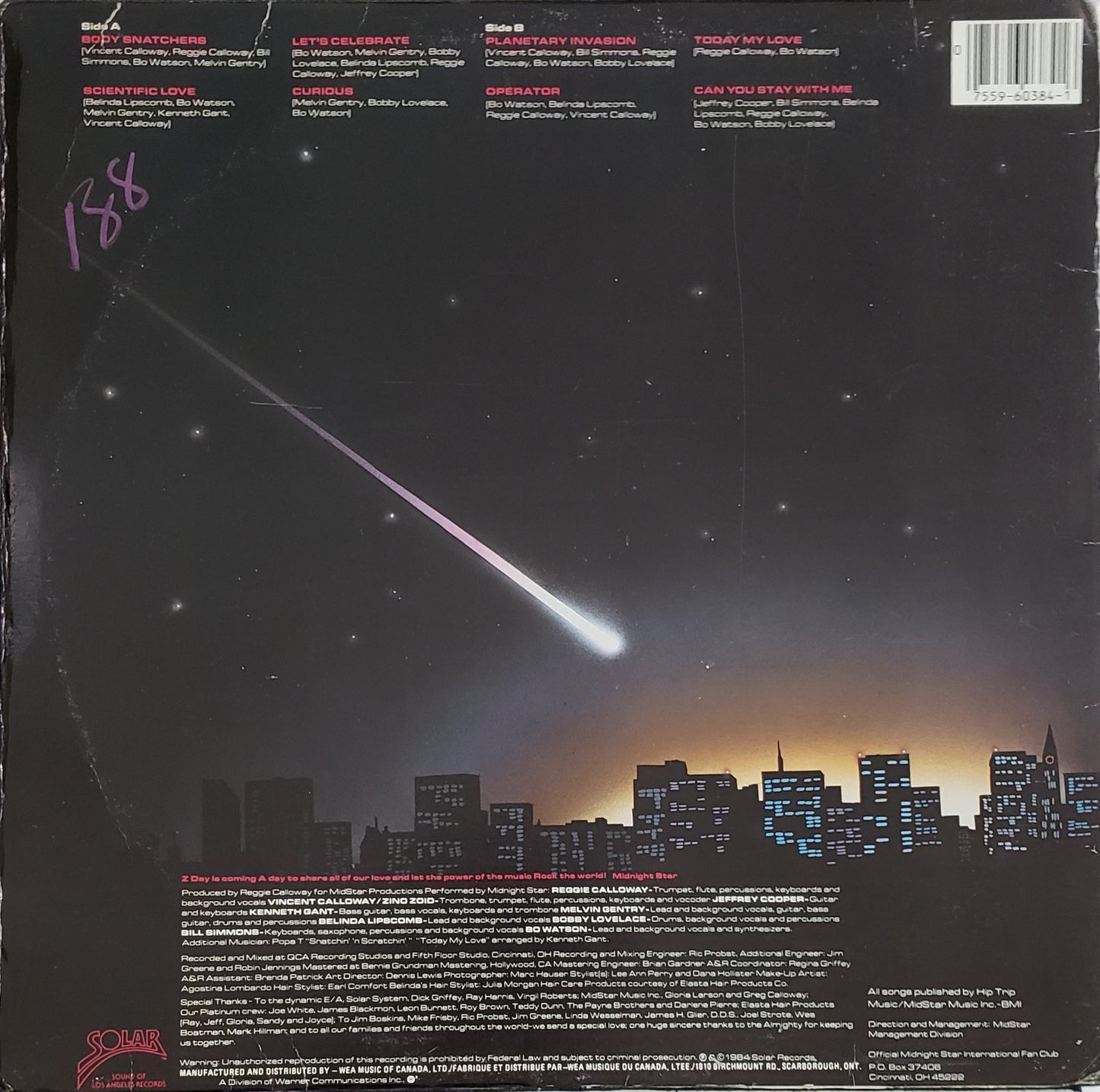 Midnight Star"Planetary Invasion" (Vinyl LP Album)VINTAGE-RARE