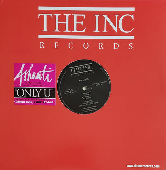 Ashanti – Only U/Turn It Up (Radio Edit) Featuring  Ja Rule (12" Vinyl)