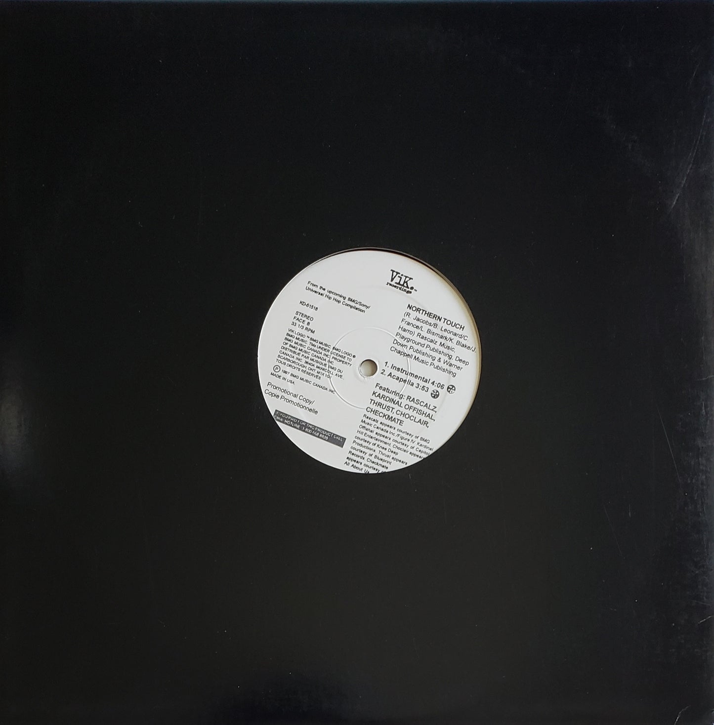 Northern Touch featuring Kardinal Offishall,Thrust, Choclair, CheckMate & Rascalz (12" Vinyl)