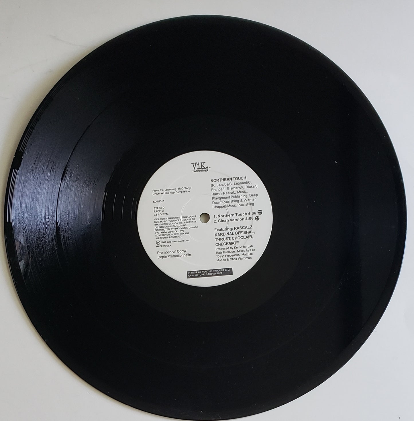 Northern Touch featuring Kardinal Offishall,Thrust, Choclair, CheckMate & Rascalz (12" Vinyl)