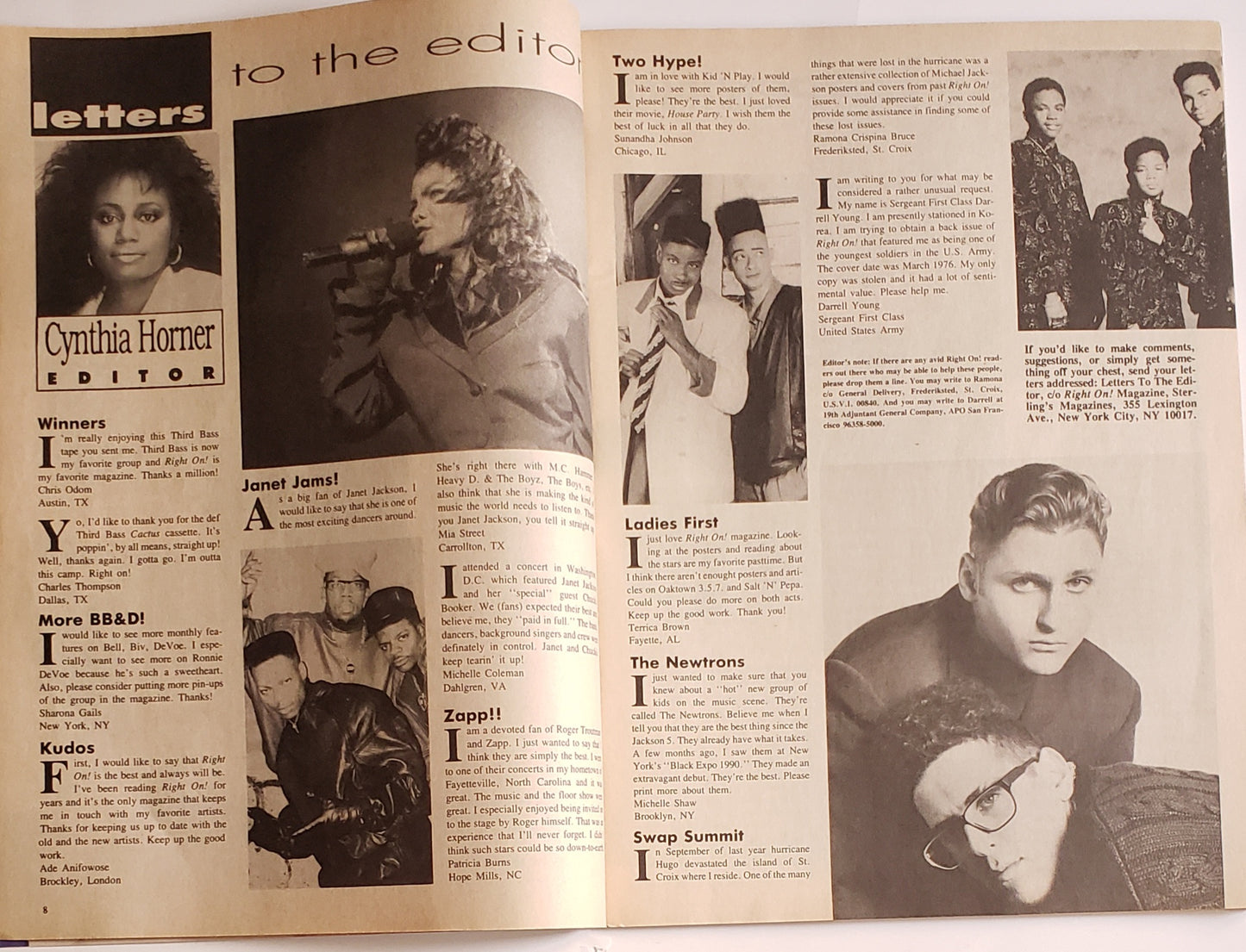 Right On Magazine-September 1990/Vintage